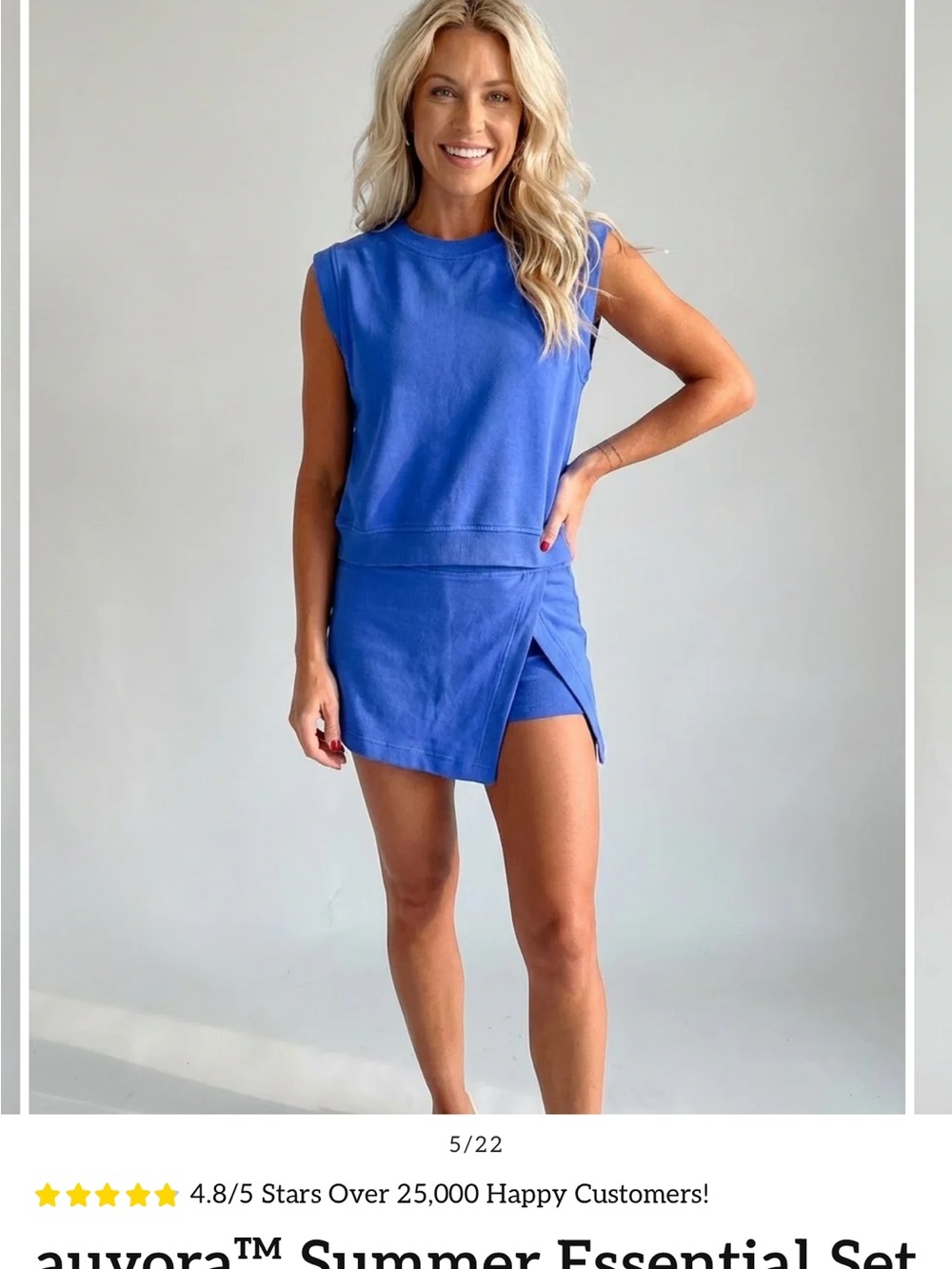 Auvora Summer Essential Set in Klein Blue - Picture 2 of 6